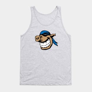 Biker Hog Head Tank Top